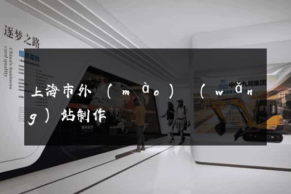上海市外貿(mào)網(wǎng)站制作