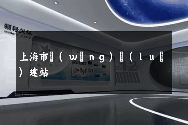 上海市網(wǎng)絡(luò)建站