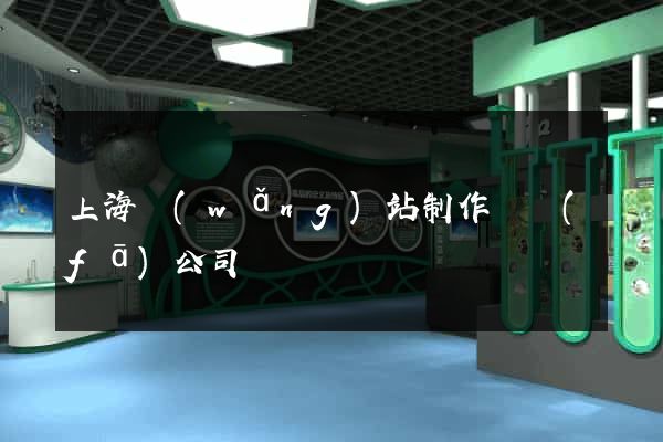 上海網(wǎng)站制作開發(fā)公司