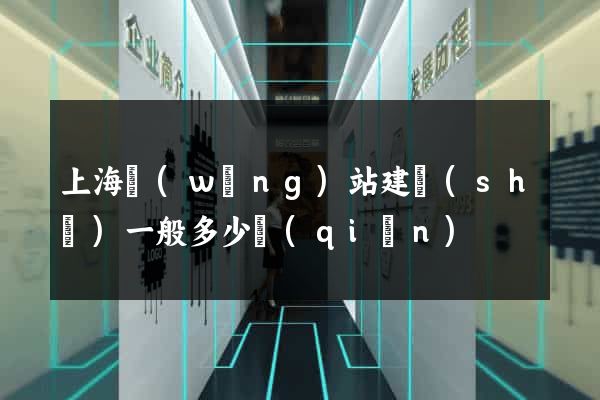 上海網(wǎng)站建設(shè)一般多少錢(qián)