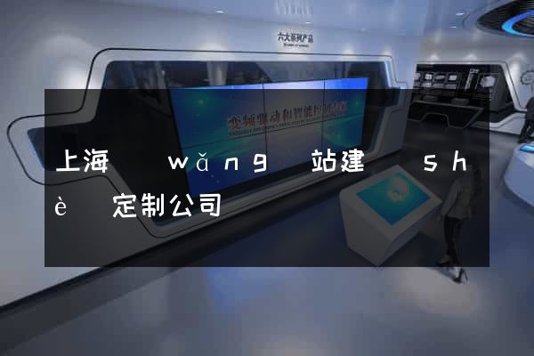 上海網(wǎng)站建設(shè)定制公司