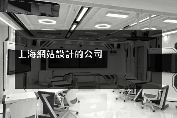 上海網站設計的公司