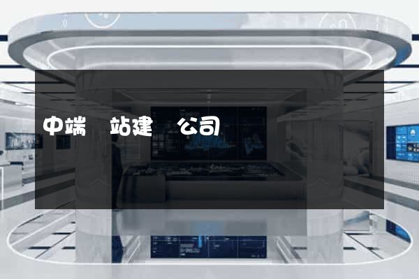 中端網站建設公司