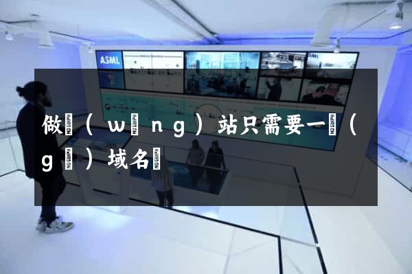 做網(wǎng)站只需要一個(gè)域名嗎