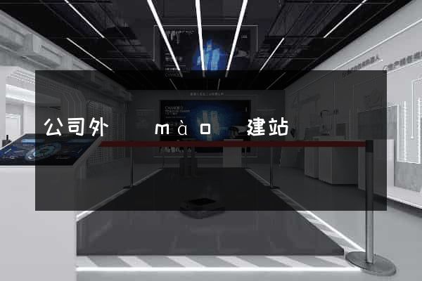 公司外貿(mào)建站