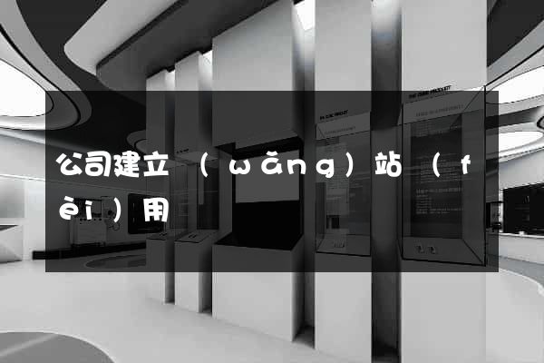 公司建立網(wǎng)站費(fèi)用