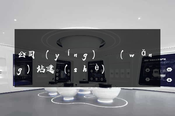 公司營(yíng)銷網(wǎng)站建設(shè)