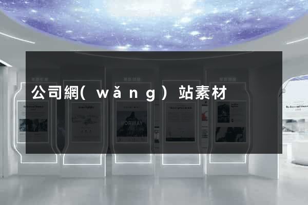 公司網(wǎng)站素材