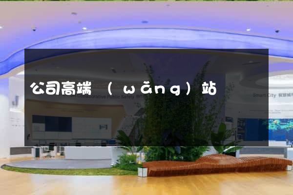 公司高端網(wǎng)站