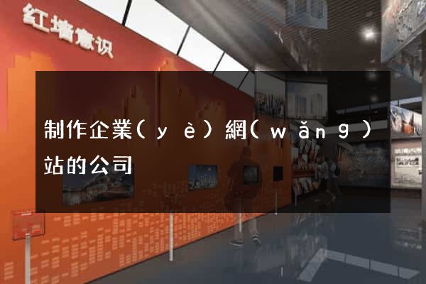 制作企業(yè)網(wǎng)站的公司