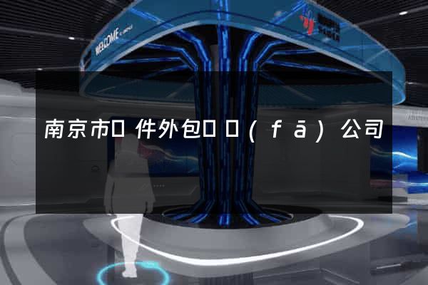 南京市軟件外包開發(fā)公司