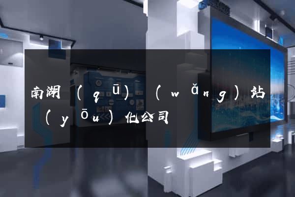 南湖區(qū)網(wǎng)站優(yōu)化公司