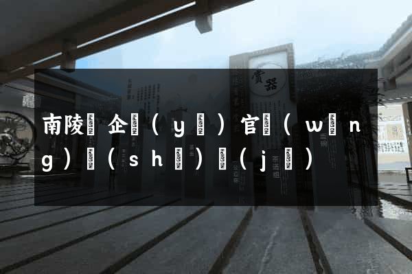 南陵縣企業(yè)官網(wǎng)設(shè)計(jì)