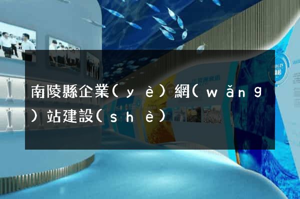 南陵縣企業(yè)網(wǎng)站建設(shè)