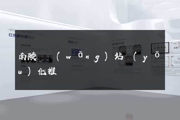 南陵縣網(wǎng)站優(yōu)化推廣