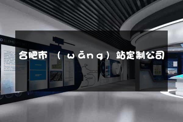 合肥市網(wǎng)站定制公司