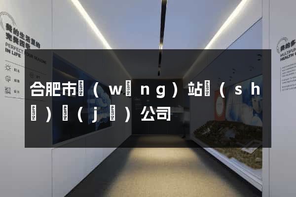 合肥市網(wǎng)站設(shè)計(jì)公司