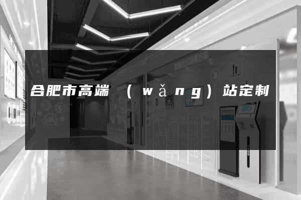 合肥市高端網(wǎng)站定制