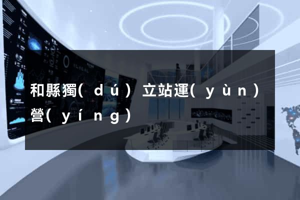 和縣獨(dú)立站運(yùn)營(yíng)