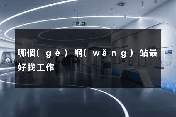 哪個(gè)網(wǎng)站最好找工作