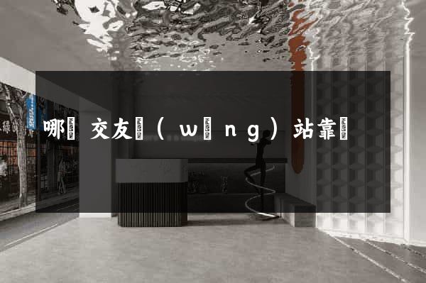 哪個交友網(wǎng)站靠譜