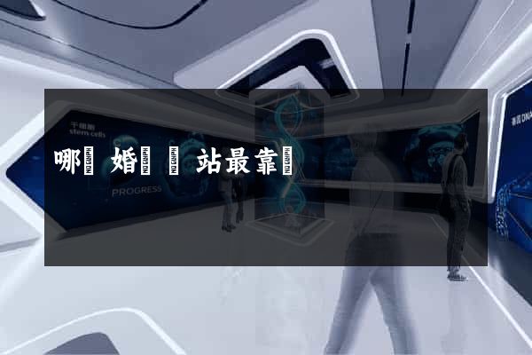 哪個婚戀網站最靠譜