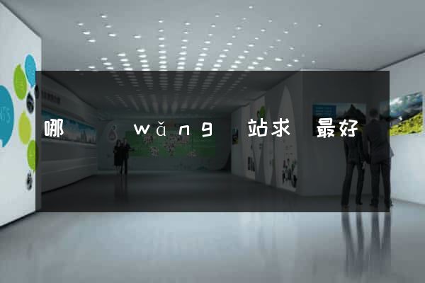 哪個網(wǎng)站求職最好