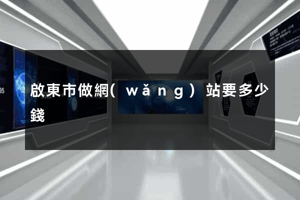 啟東市做網(wǎng)站要多少錢