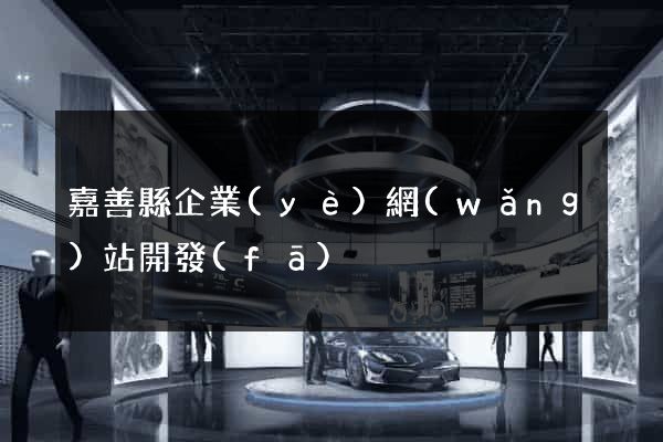 嘉善縣企業(yè)網(wǎng)站開發(fā)