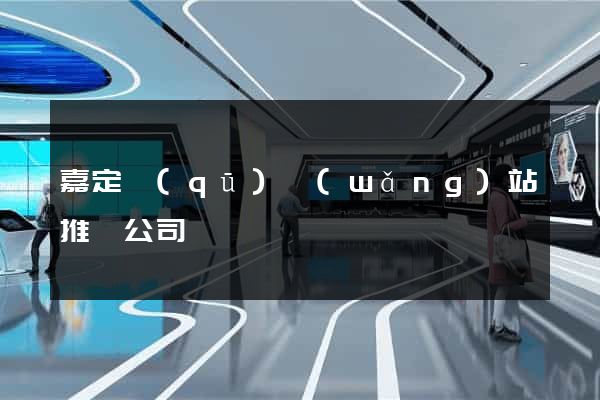 嘉定區(qū)網(wǎng)站推廣公司
