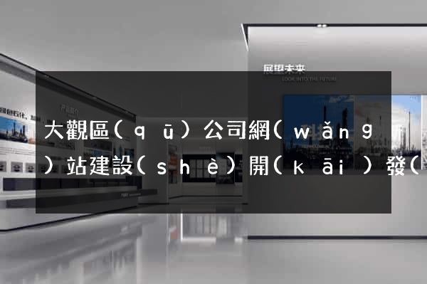 大觀區(qū)公司網(wǎng)站建設(shè)開(kāi)發(fā)