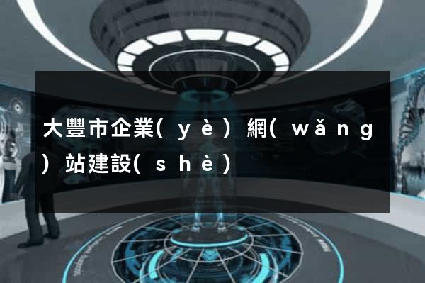 大豐市企業(yè)網(wǎng)站建設(shè)