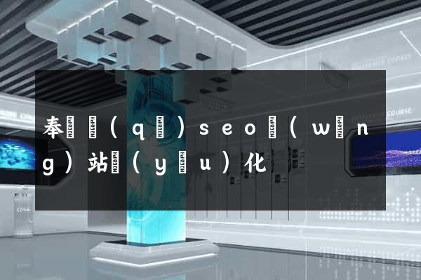 奉賢區(qū)seo網(wǎng)站優(yōu)化