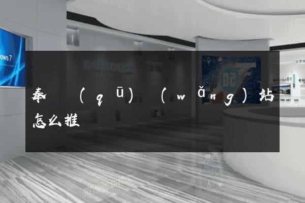 奉賢區(qū)網(wǎng)站怎么推廣