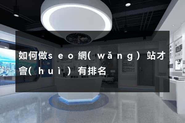 如何做seo網(wǎng)站才會(huì)有排名