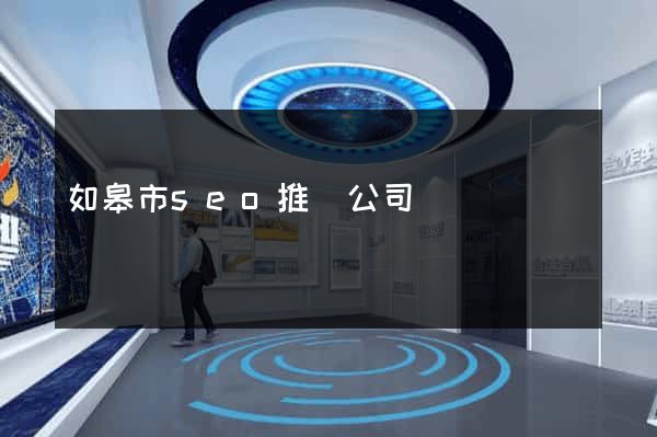 如皋市seo推廣公司