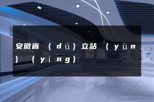 安徽省獨(dú)立站運(yùn)營(yíng)