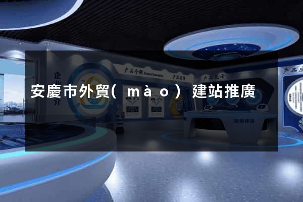 安慶市外貿(mào)建站推廣