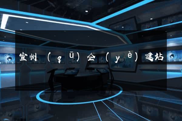 宣州區(qū)企業(yè)建站