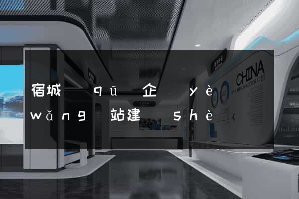 宿城區(qū)企業(yè)網(wǎng)站建設(shè)