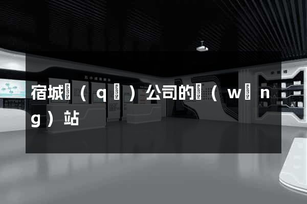 宿城區(qū)公司的網(wǎng)站