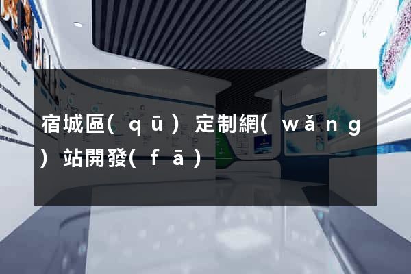 宿城區(qū)定制網(wǎng)站開發(fā)