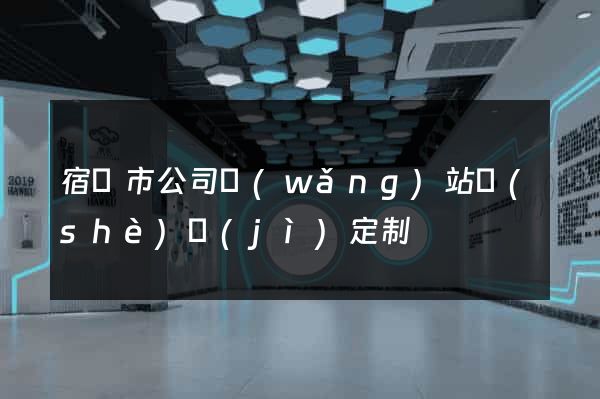 宿遷市公司網(wǎng)站設(shè)計(jì)定制