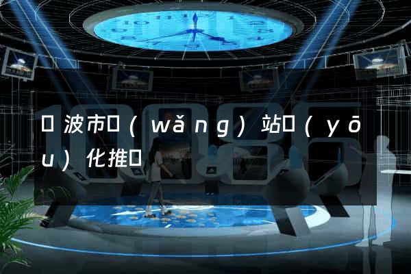 寧波市網(wǎng)站優(yōu)化推廣