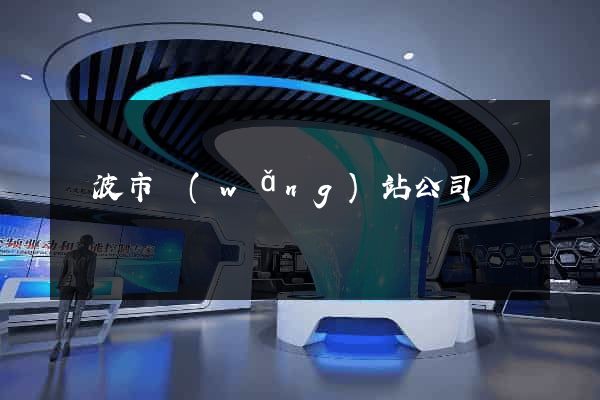 寧波市網(wǎng)站公司