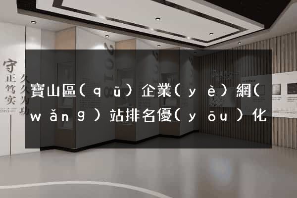 寶山區(qū)企業(yè)網(wǎng)站排名優(yōu)化