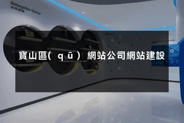 寶山區(qū)網站公司網站建設