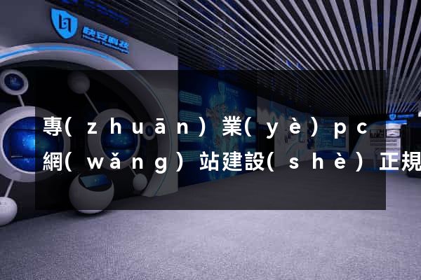 專(zhuān)業(yè)pc網(wǎng)站建設(shè)正規(guī)公司