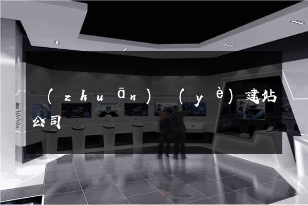 專(zhuān)業(yè)建站公司