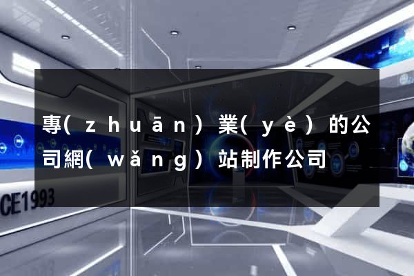 專(zhuān)業(yè)的公司網(wǎng)站制作公司